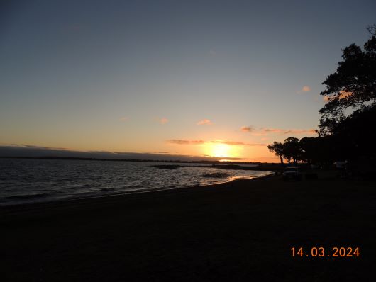 Sunset at Lake Colac